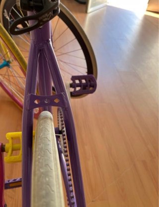 Bicicleta Fixie Riscko Morada