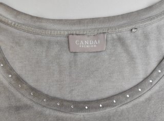 Camiseta C&A Corazón Lentejuelas Talla S