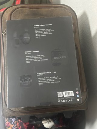 Auriculares Bolaris Negros
