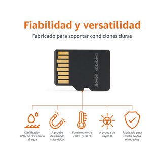 Amazon Basics 128GB Tarjeta microSD alta velocidad