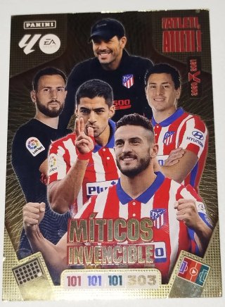 Carta Panini Adrenaline Míticos Invencibles