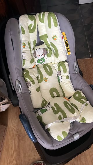 Silla de coche para bebé con funda