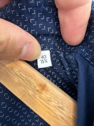 Camisa Calvin Klein Azul Talla 40