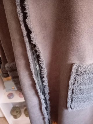 Chaquetón reversible gris