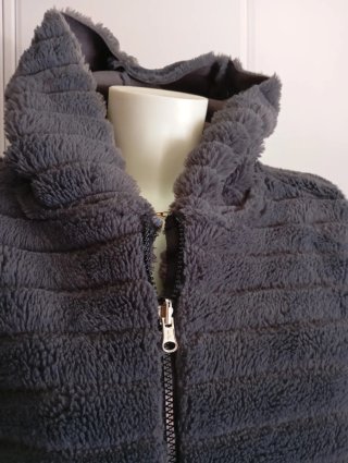 Chaquetón reversible gris