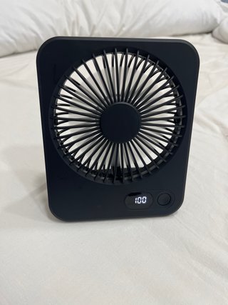 Ventilador portátil negro