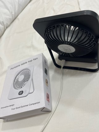 Ventilador portátil negro
