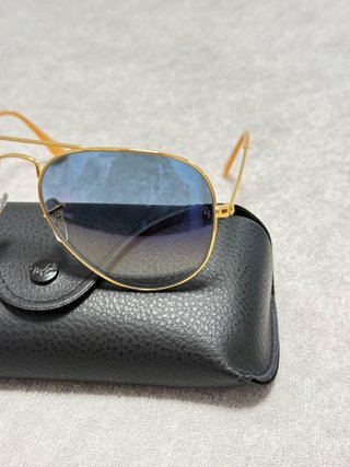Gafas de sol Ray-Ban Aviator Doradas Azules