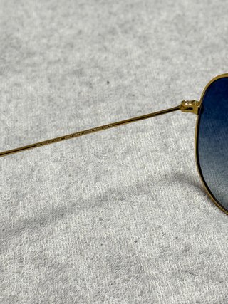 Gafas de sol Ray-Ban Aviator Doradas Azules