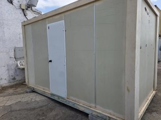 Caseta Panel Sándwich Beige/Blanco
