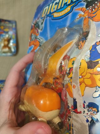 Lote juego + blisters figuras digimon años 90 2000