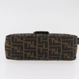 FENDI Zucca Canvas Mamma Baguette Shoulder Bag