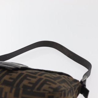 FENDI Zucca Canvas Mamma Baguette Shoulder Bag