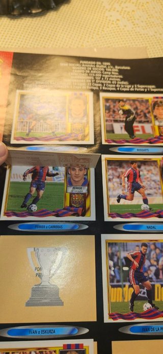 Álbum Liga 95-96 ediciones este .