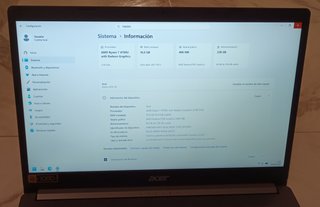 Portátil Acer Aspire 5 ryzen 7 4700u