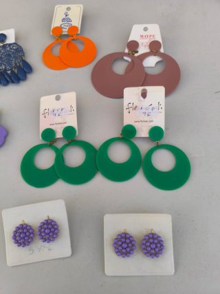 Lote Pendientes grandes de primera calidad