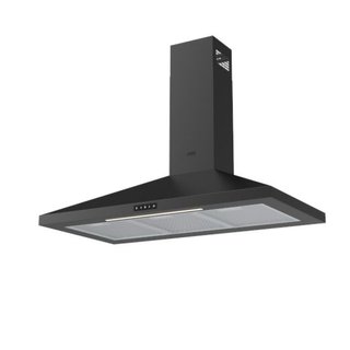 Campana extractora negra moderna
