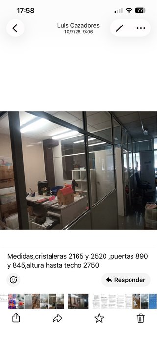Estructuras de aluminio y cristaleras