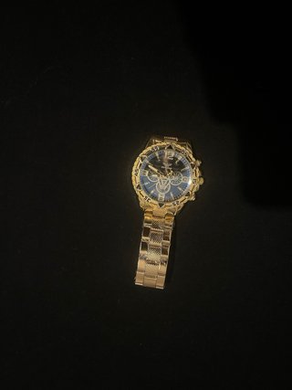 Pulsera y Reloj Dorado