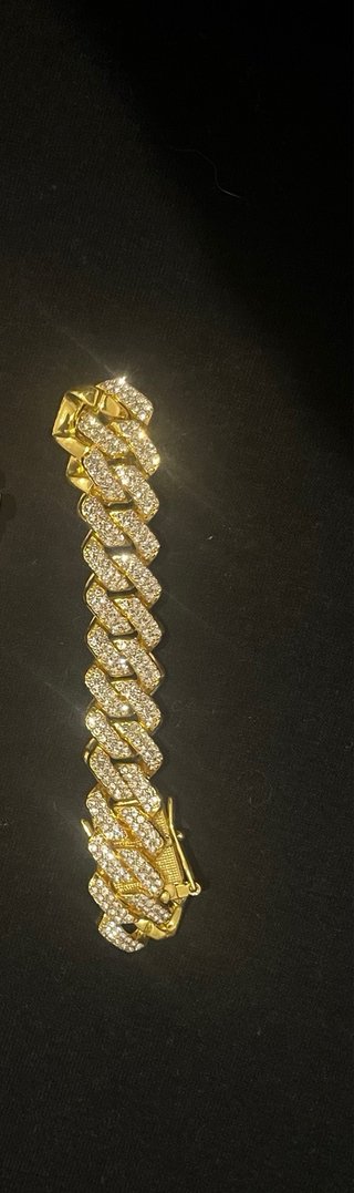 Pulsera y Reloj Dorado