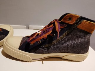 Zapatillas Zara Talla 38 Marrón y Morado