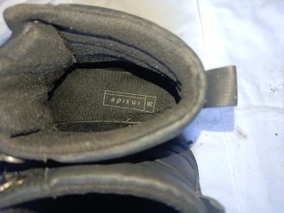 Botas Negras Plataforma Inside Talla 36