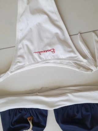 Costume da bagno Braccialini blu e bianco