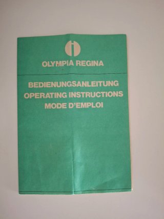 Máquina de escribir Olympia Regina de Luxe