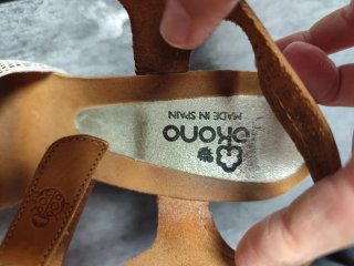 Sandalias tacón vestir doradas
