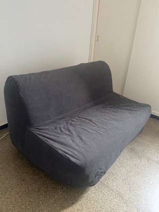 Sofá Cama IKEA LYCKSELE 2 Plazas Gris