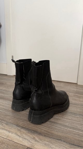 Botines negros plataforma