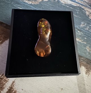Ágata de fuego natural pulida