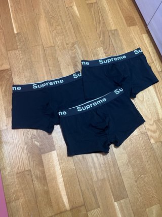 Calzoncillos Supreme Negros Pack 3