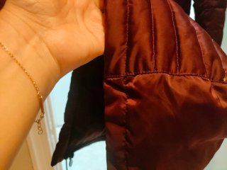 Chaqueta plumífero burdeos Amitié Talla 44