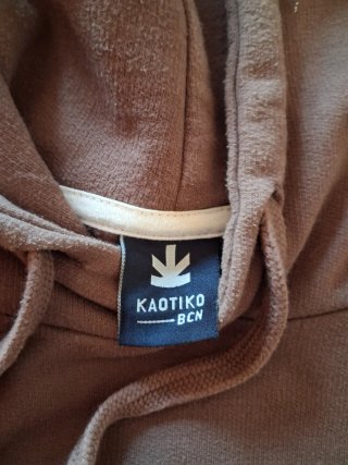 Sudadera Kaotiko Marrón Chico