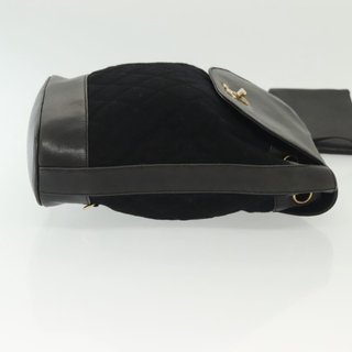 CHANEL Matelasse Shoulder Bag Lamb Skin Wool