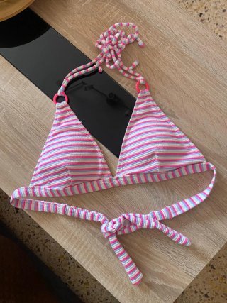 Bikini de rayas multicolor