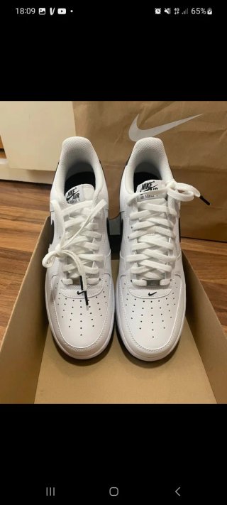 Nike Air Force 1 '07 Blancas Negras