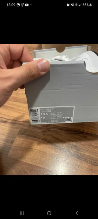 Nike Air Force 1 '07 Blancas Negras