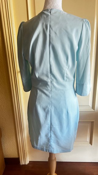 Vestido Kling azul y amarillo talla M
