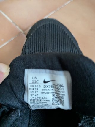 Zapatillas Nike Negras Talla 28