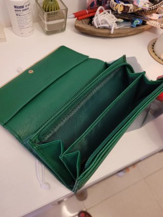 Cartera verde Abbacino