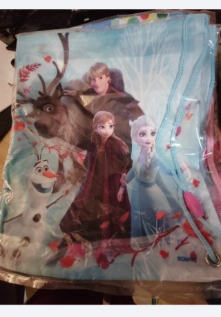 Bolsa de tela Frozen con cordones