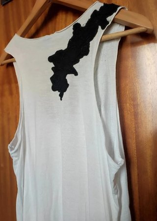 Camiseta Larga Tirantes Blanca Vero Moda XL