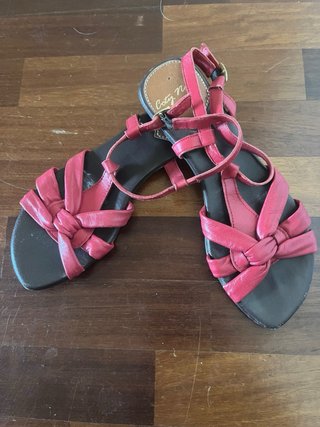 Sandali Coty Noir Pelle Rossa IT 38