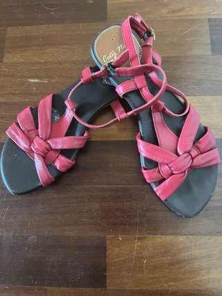 Sandali Coty Noir Pelle Rossa IT 38