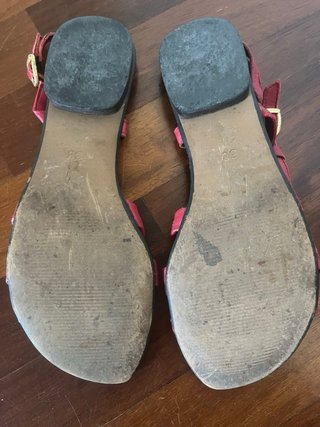 Sandali Coty Noir Pelle Rossa IT 38
