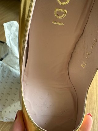 Zapatos de tacón Lodi dorados