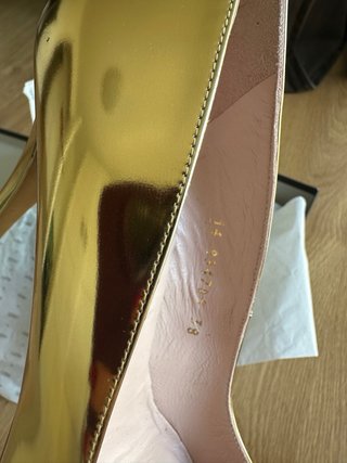 Zapatos de tacón Lodi dorados