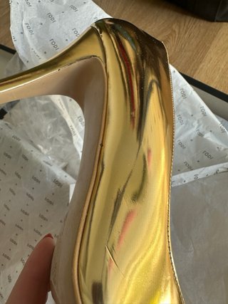 Zapatos de tacón Lodi dorados